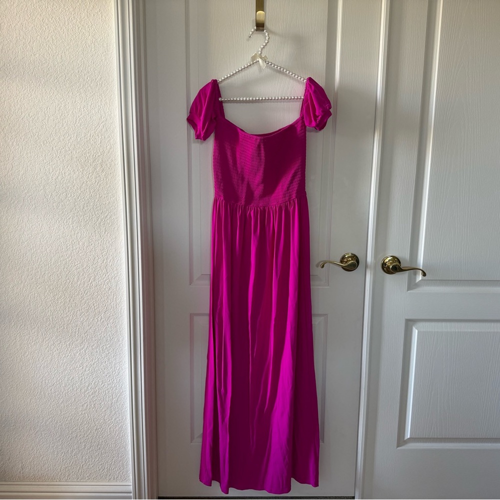Susana Monaco Fuchsia Maxi Dress